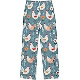 MFTJYO Blue Ice Cream Drip Pajama Pants Long Sleep Pant Soft PJ Bottoms Sleepwear
