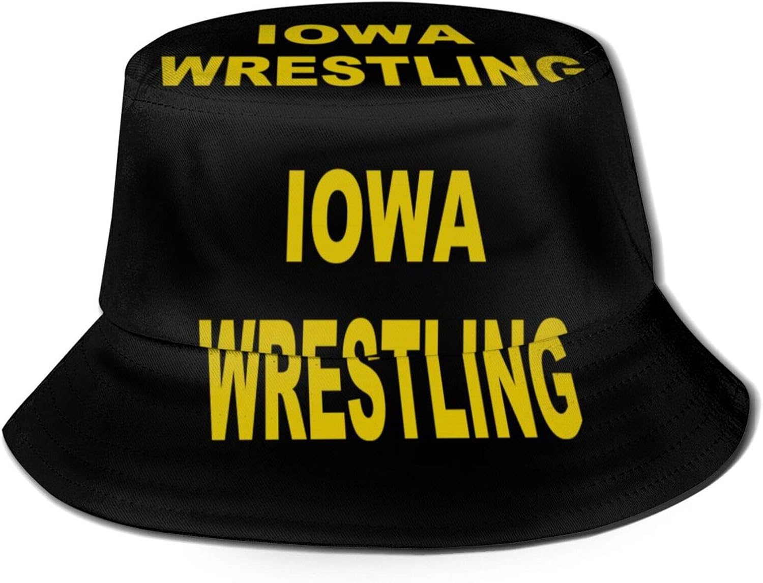 N //A Iowa Wrestling Unisex Fashion Bucket Hat Foldable Summer