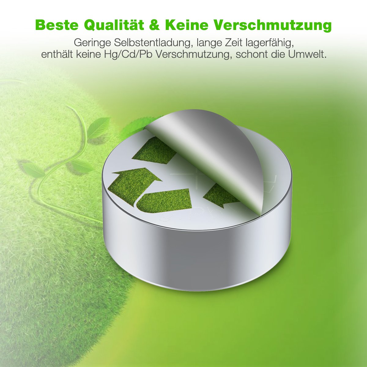 EBL 20 Stück LR44 AG13 G13A A76 L1154 357A Alkaline Knopfzelle Batterien