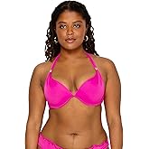 Smart & Sexy Women's Swim Secret Mega Push-up Halter Bikini Top