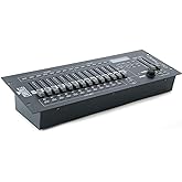 CHAUVET DJ Obey 70 Universal DMX-512 Controller | LED Light Controllers | Programmable scenes and chases, fader based live operation, suits stage bands clubs theaters, drives dimmer light boards