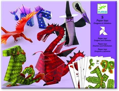 dragon paper toy