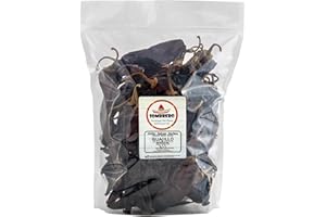 Dried Guajillo Chile Peppers by Sombrero, 600 gr. Medium heat and earthy taste, great for Tacos al Pastor, Chilaquiles and Sa