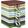 Sawysine 12 Pcs Floor Cushions Classroom Flexible Floor Seating with Handle for Kids in Home School Classroom Kindergarten Daycare Nursery (Fresh Color,Square)