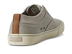 Sperry Men's Striper Knit Sneaker, Grey, 9.5
