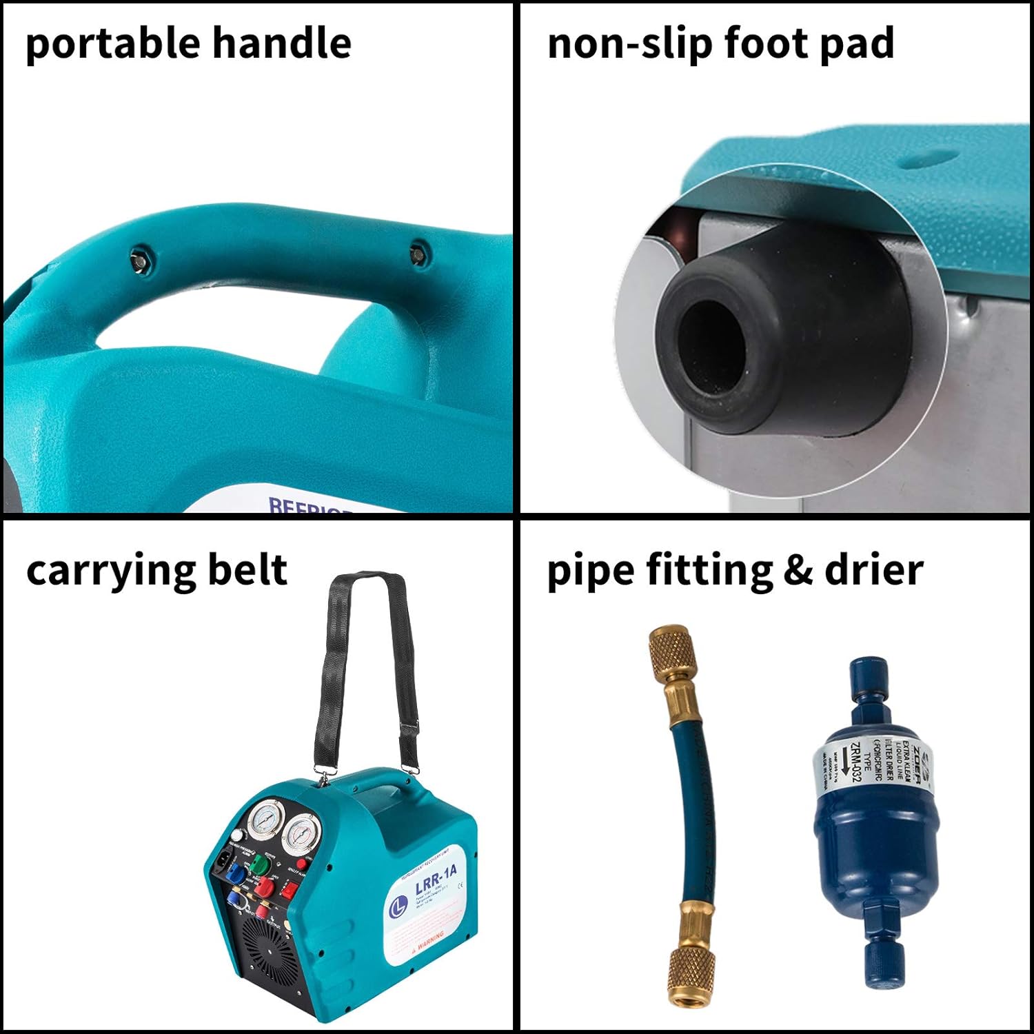 Vevor 1 2hp Refrigerant Recovery Machine Portable 115v Ac Refrigerant Recycling Machine Automotive Hvac 558psi Refrigerant Recovery Unit Air Conditioning Repair Tool 115v Tools Equipment Automotive Fcteutonia05 De