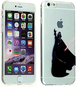 for iPhone SE, 7,iPhone 8 Case, DURARMOR FlexArmor Darth Vader Holding Apple Soft Flexible TPU Bumper Case Ultra Thin ScratchSafe Drop Protection Case Cover for iPhone 8 Darth Vader Apple