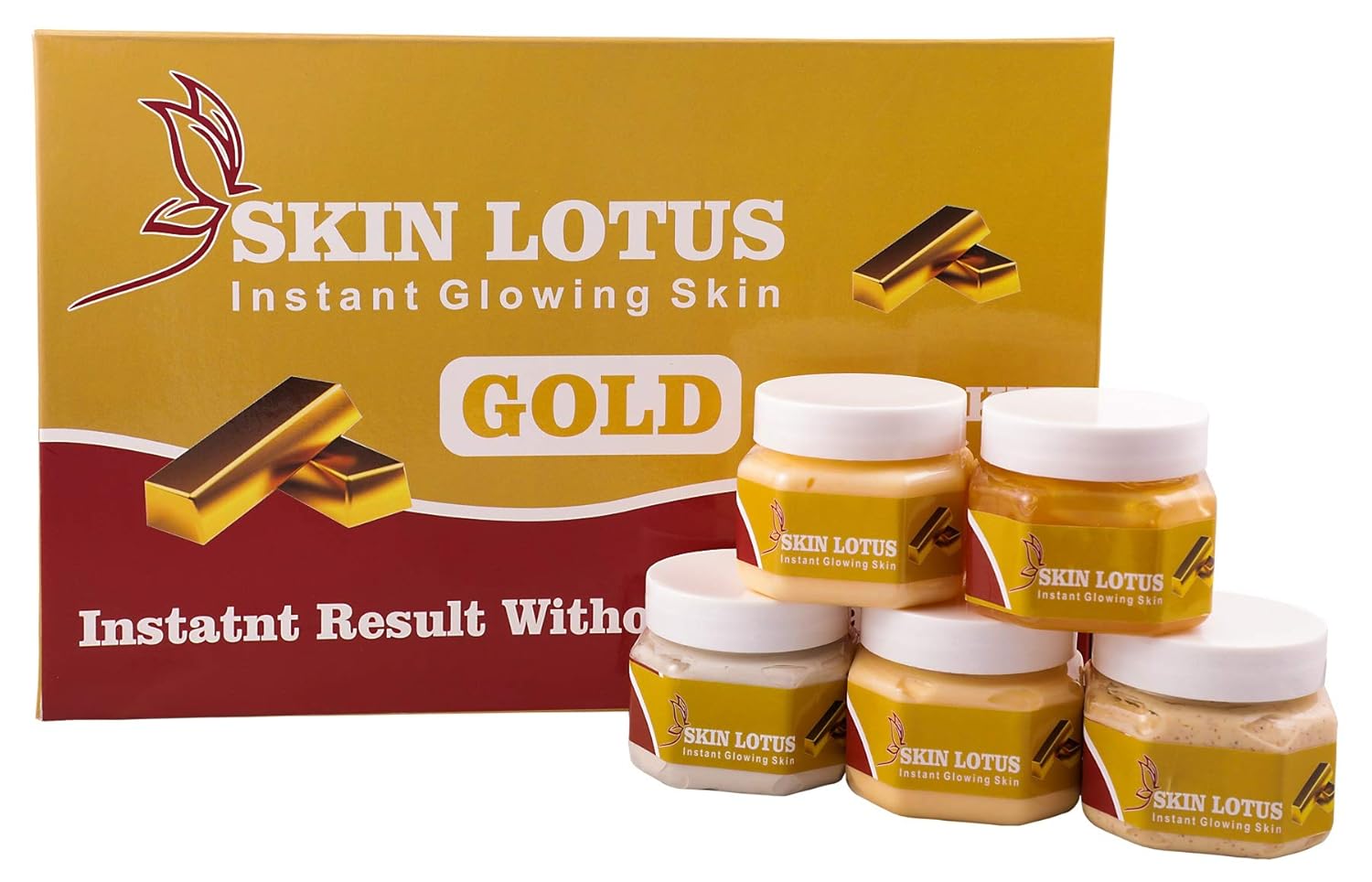 Skin Lotus Gold herbal Facial Kit, Way To Use Facial Kit Fairness Best Facial Kit Ever in India