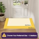 DEXI Dirt Trapper Indoor Doormat 120x180 cm Non Slip Machine Washable Brown-Blue view 2
