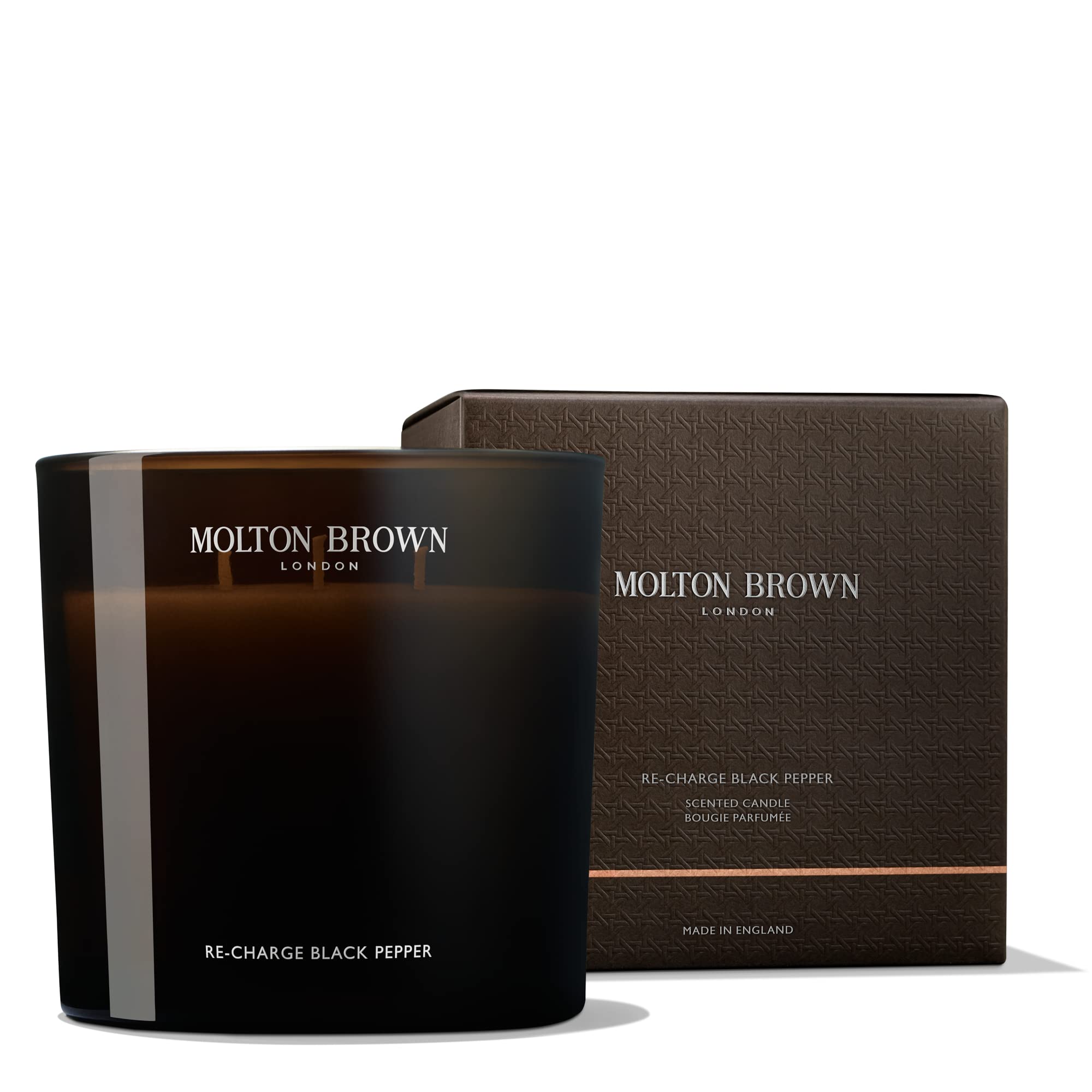 Molton Brown Re-Charge Black Pepper Luxury Scented Triple Wick Candle 600 g