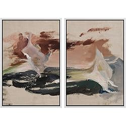 MUDECOR Framed Canvas Print Wall Art Set Abstract