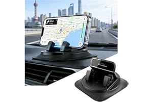 360° Rotatable Phone Holder for Car Dashboard,Anti-Slip Car Phone Mount for Horizontal & Vertical Fixing,Universal Dashboard 