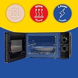 Russell Hobbs 20L 800W Black Solo Microwave, 5 Power Levels, Timer view 3