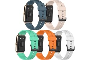 CHOFIT Amzhero Compatible Soft Silicone Smart Watch Wristband Quick Release Replacement Band for Runfit D26