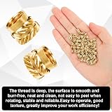 PEUTIER 120Pcs M3 Brass Heat Set Inserts 3D Printing Knurled Nuts 4x5mm view 4