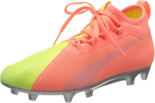 peach football boots