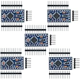 diymore 5pcs Redesign Pro Mini ATmega328P 3.3V 8M Module Board with Crystal Oscillator Pins Compatible with Nano Arduino Repl