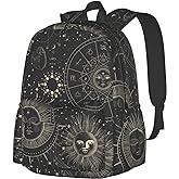 Sun Moon Backpack Laptop Backpacks Multipurpose Daypack Casual Laptop For Men Women Travel Hiking