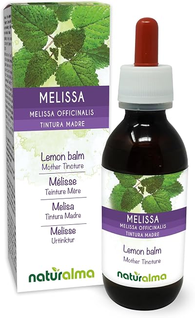 Naturalma Lemon Balm Leaves Mother Tincture 120 ml Alcohol Free Drops