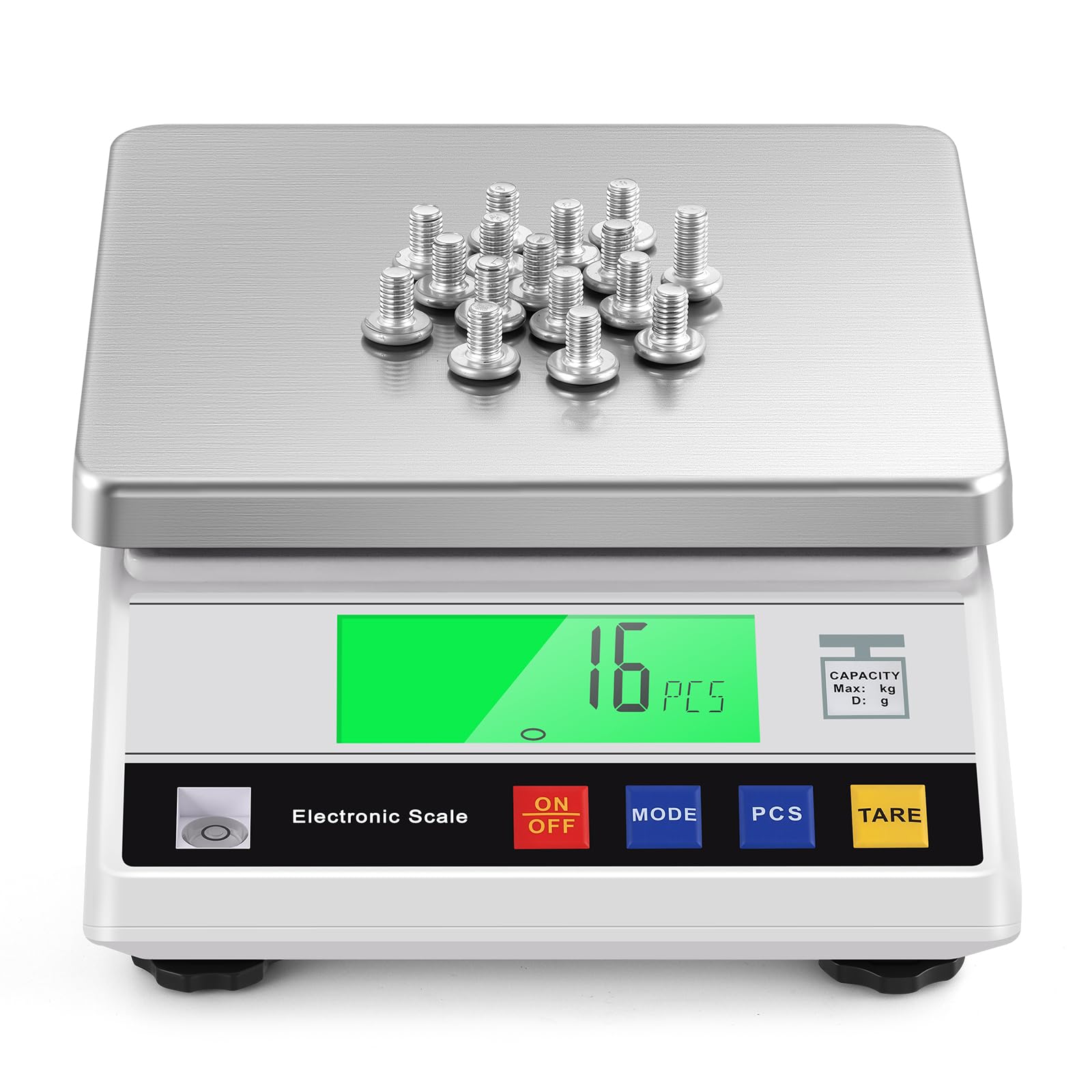 CGOLDENWALL High Precision Digital Accurate Analytical Electronic Balance Laboratory Weighing Industrial Scale with Counting Function Lab Scale CE 0.1g (10kg, 0.1g)