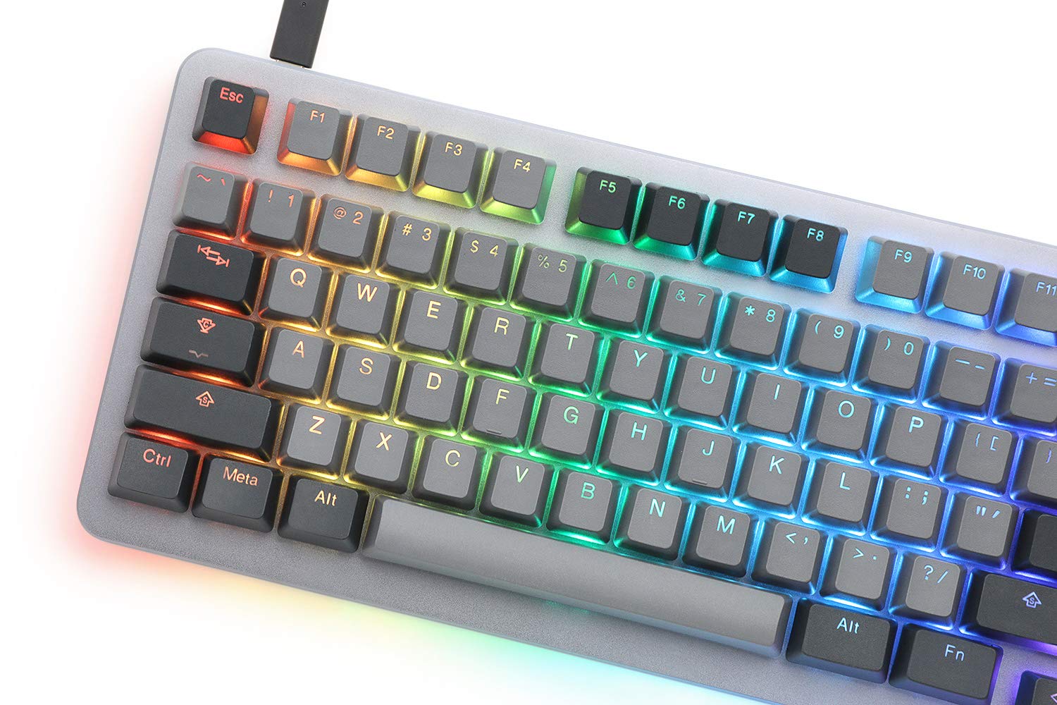 DROP Mechanical Switching Keyboard - Full-Size 1800 Layout (99 Keys), Kailh Hotswap Switches, Programmable, Backlight RGB, USB-C, Doubleshot PBT Keycaps, Aluminum, Click & Tactile