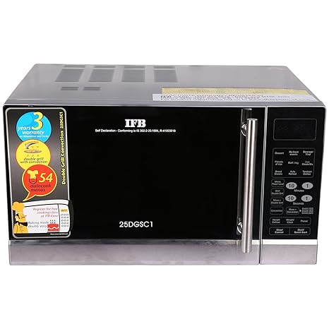 IFB 25 L Convection Microwave Oven (25DGSC1, Black)