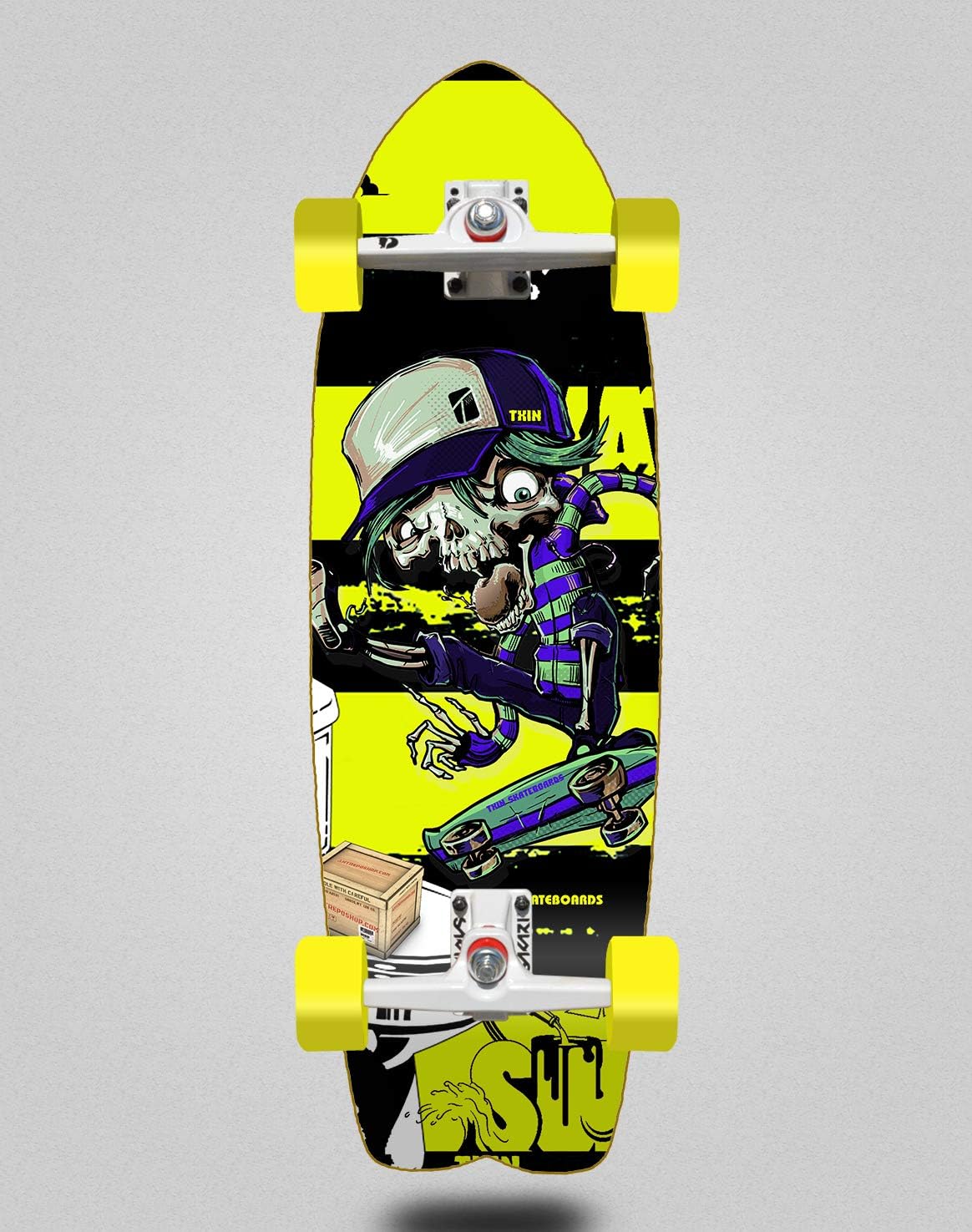 lordofbrands Surfskate Txin Complete with SGI Sakari Surf Skate Trucks Air txin 29 Fish