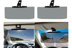 LALOCAPEYO 1 PCS Universal Anti Glare Polarizing Sunshade Extender for Car Sunshades Suitable for Anti Glare Snow Blindness U