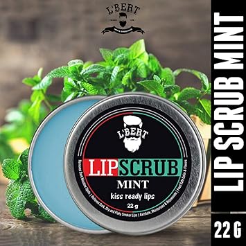 L'BERT Mint Lip Scrub Tin -22 g