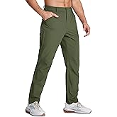 MAGCOMSEN Men's Lightweight Hiking Pants with 4 Pockets Water Resistant Quick Dry Fishing Travel Work Outddoor Pants