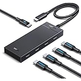 UGREEN USB C Hub 10Gbps, 5 in 1 Hub Extender with 4 USB C 3.2 and 100W PD Ports, Splitter for MacBook Pro/Air, iPad, PC, Lapt