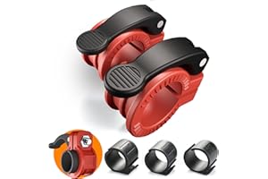 ZY-HUAN Mini Pro Barbell Clips 1 inch I Multi-Size Adjustable Barbell Collar I 1 inch Barbell ClampsIQuick Release Weight Clips Pair of Locking for Dumbbell Bar