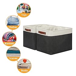 DULLEMELO Storage Bins Large-16"x12"x12" With