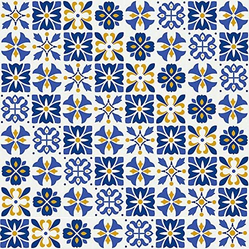 Pag Creative Home Décor Self-Adhesive PVC Tile-Like Sticker for Living Room Kitchen Bathroom Wall Floor Decorative Decals 20cmx5m (7.87 x 196.85 inches) (WTS007)