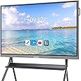KEINONE 75'' 4K Smart Board, Android 14 OS 8+128 GB Interactive Whiteboard, Electronic Digital Whiteboard with Open App Ecosystem, Touchscreen Smart Board for Home, Office and Classroom, Gray