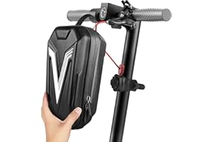 Vitalismo Electric Scooter Bag Scooter Accessories for Adults Kick Scooter Front Bag Waterproof EVA E Scooter Storage Bag Large Capacity Universal Scooter Handlebar Bag