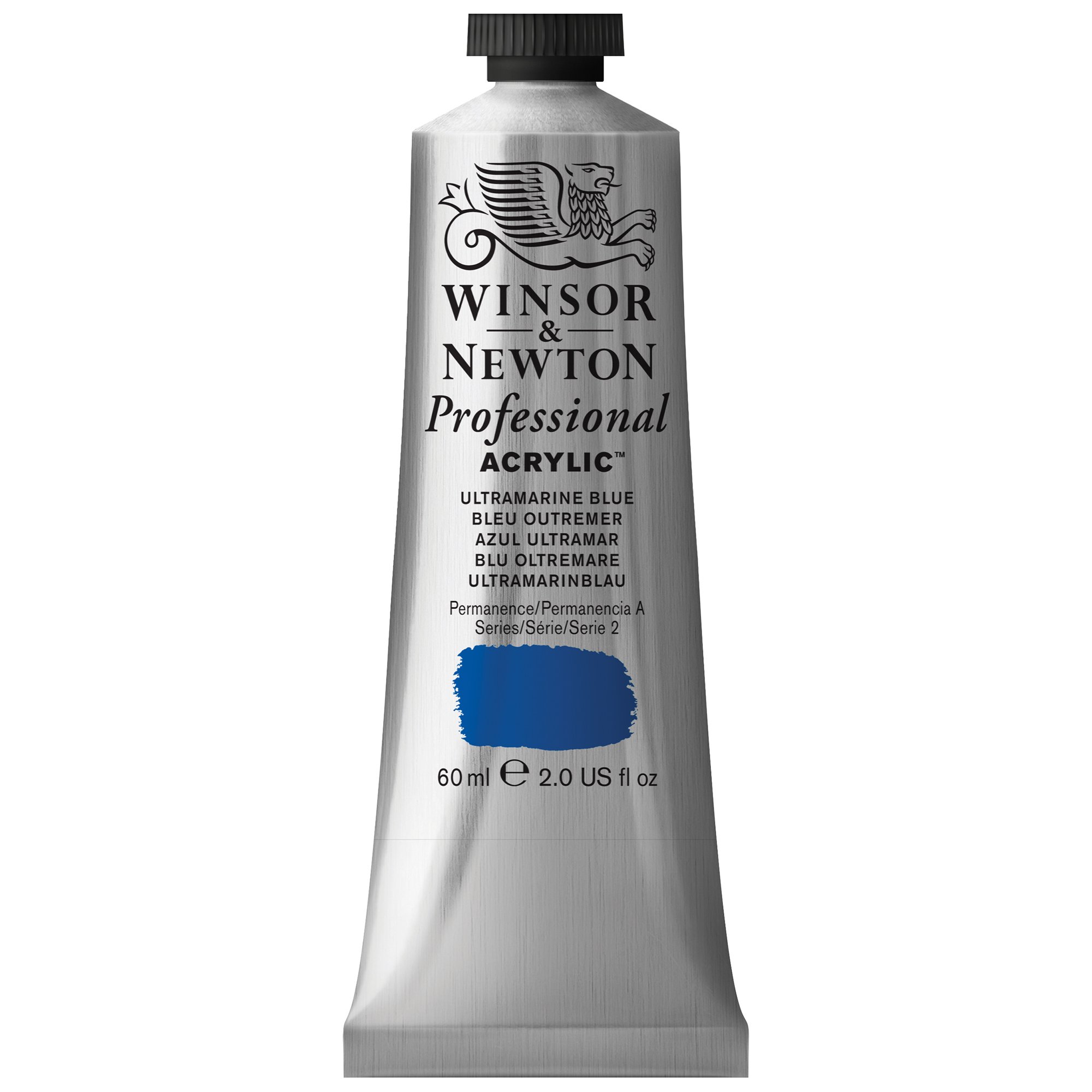Winsor & Newton 2320664 Professional Acrylic Colour, 60 ml - Ultra Blue