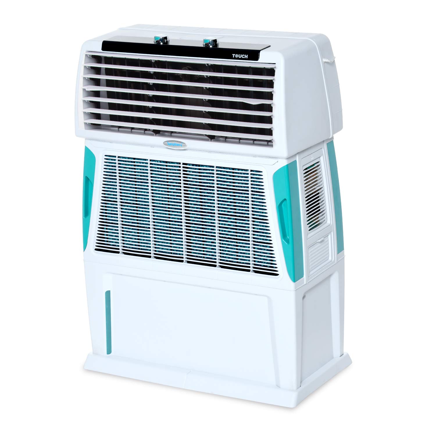 Symphony Touch 80 Room Air Cooler 80-litres, Low Power Consumption, Multistage Air Purification, Cool Flow Dispenser