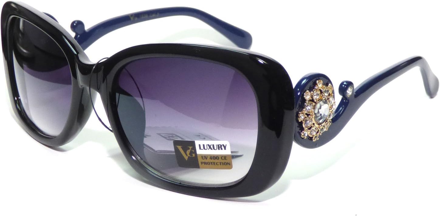 VG11-S4 VG Eyewear Elegant Rhinestones Women's Sunglasses Gradient UV400 CE