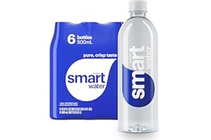 Smartwater vapor distilled premium water , 16.9 Fl Oz (pack of 6)