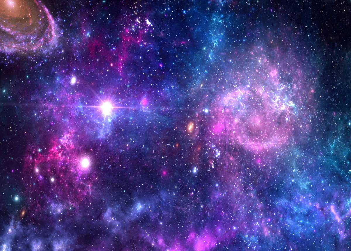 Photo 1 of 7x5ft Outer Space Backdrop, Starry Galaxy Photo Backdrop, Planet Theme Background for Boy Girl Birthday Party Photography Decorations Banner, Photo Booth Studio Supplies Props(Vinyl)