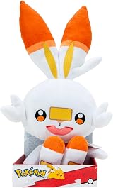 Pokémon Scorbunny Plush 12-Inch Brand Pokémon Snuggly Toy
