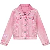 Barbie Girls Pink Denim Jacket Little Kid to Big Kid Sizes (4-14-16)