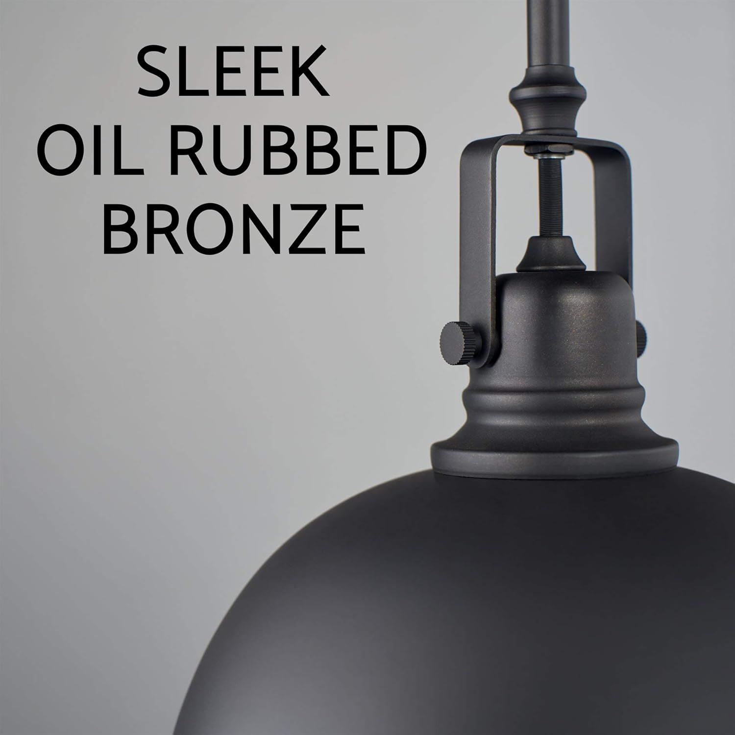 Kira Home Belle 9" Contemporary Industrial 1-Light Pendant Light, Adjustable Length + Shade Swivel Joint, Oil-Rubbed Bronze Finish - - 