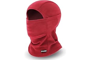 ZMUBB Kids Fleece Balaclava Ski Mask,Face Mask Neck Warmer for Boys Girls,Windproof Face Cover for Cold Weather Skiing Cycling