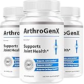 (3 Pack) ArthroGenX Capsules - Official Arthro GenX Advanced Supplement Support Pills - Maximum Strength, Natural ArthroGen X Vitamins for Overall Health & Wellness Reviews, 180 Capsules for 3 Months