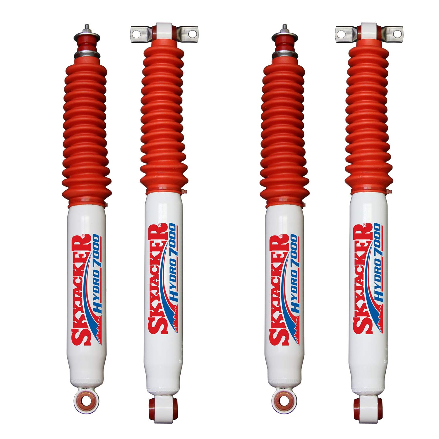 Skyjacker Set of 4 Shocks Jeep Wrangler JK with 1-3.5/" Front /& 2-3.5/" Rear Lift