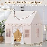 Wilwolfer Play Tent with Lights and Banners Large Indoor Kids Tent view 4