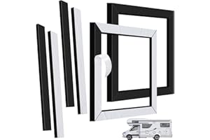 Verdanzia 2 Set RV AC Gasket, 14x14 Inch Universal RV Roof Air Conditioner Gasket and Seal Kit, RV Air Conditioner Repair Replacement Includes Self-Adhesive Picture Frame Gasket and Leveling Pads (2)
