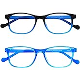 ANDWOOD Blue Light Glasses Kids Girls Boys Computer Gaming Anti Blue Ray Polarized sunglasses Age3-12